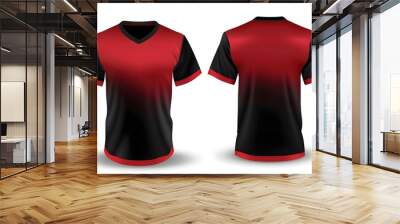 T shirt template for T shirt Design  Wall mural