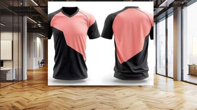 T shirt template for T shirt Design Wall mural