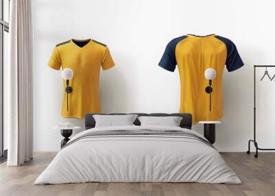 t shirts on white background Wall mural