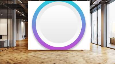 gradient circle banner
 Wall mural