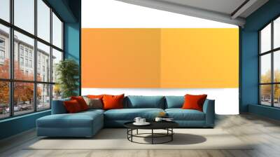 gradient folded rectangle banner
 Wall mural