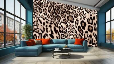 Seamless leopard pattern, abstract leopard texture. Wall mural