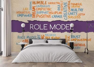 Role Model, business management value/motivational concepts Wall mural