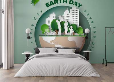 earth day concept Wall mural