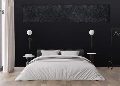 dark metal wallpaper with rock background. the art of abstract black texture Wall mural