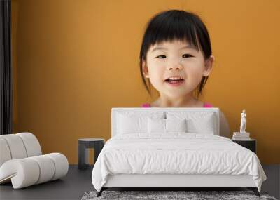 Asian baby child girl Wall mural