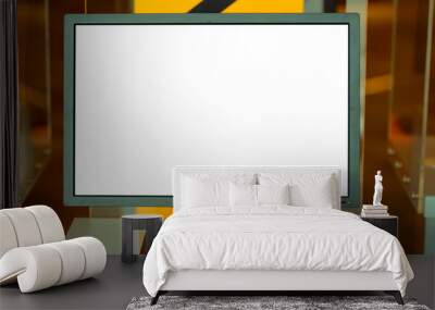 Blank monitor screen Wall mural