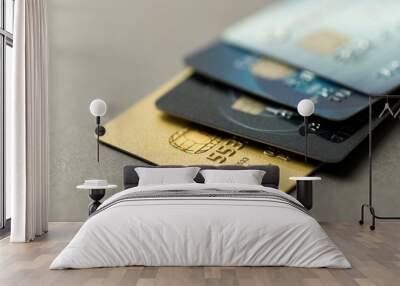 Credit cards Wall mural