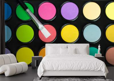 Watercolor set Wall mural