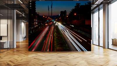 night traffic Wall mural