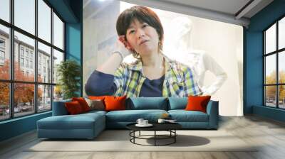 A bright pretty woman, Japan	 Wall mural