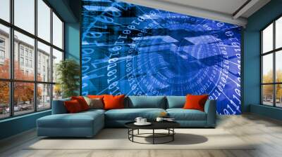 digital background Wall mural