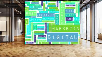 Digital Marketing Wall mural