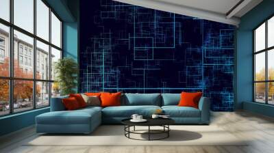 Futuristic Technology Wall mural