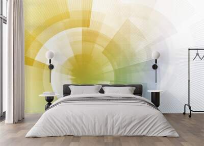 Geometric Technology Wall mural