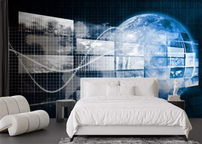 internet concept Wall mural