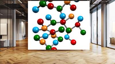 Molecules in a chemistry isolated environment Wall mural