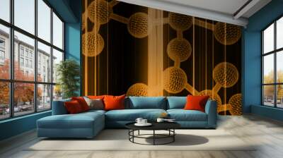 particle scan Wall mural