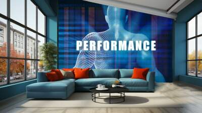 Performance Wall mural