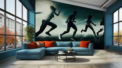 Sports Science Wall mural