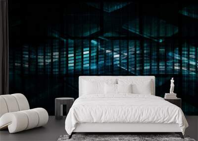 Technology Abstract Background Wall mural