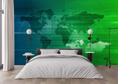 telecommunications network Wall mural