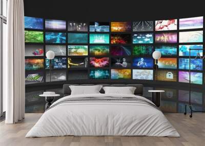 television production technology Wall mural