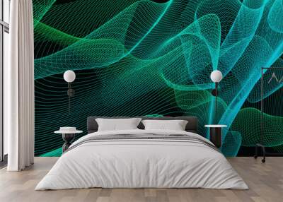 Wave Power Modern Technology Wall mural