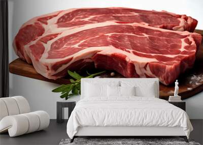 Fresh, delicious steak Wall mural