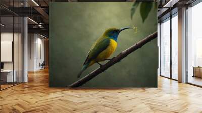 Bird, Olive-Backed Sunbird  Wall mural