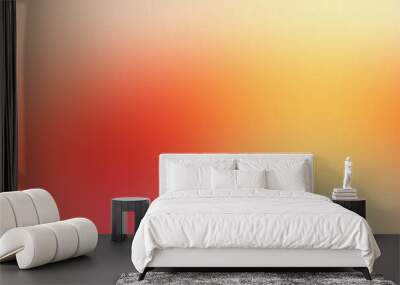 Amazing Red Orange Yellow White Blur Gradient With Noise Grain Textured, Good For Flyer, Poster Wall mural