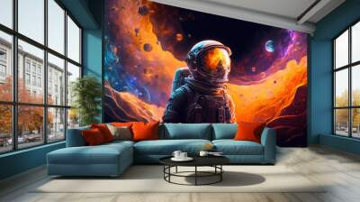 astronaut in space Wall mural