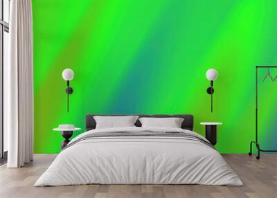 Green glow abstract pattern background Wall mural