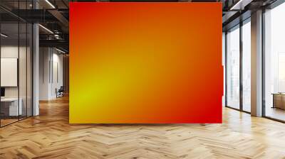 Orange red and yellow background with old vintage grunge texture; abstract rough material design Wall mural