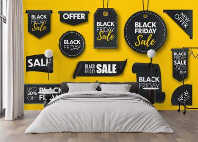 Black friday sale banners Wall mural