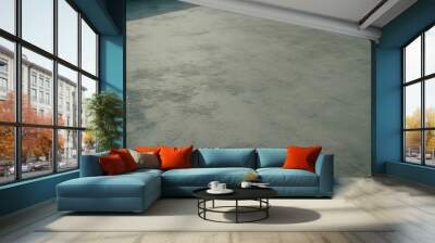 soft evening sunset on a concrete cement floor with surface texture in evening shadows Wall mural