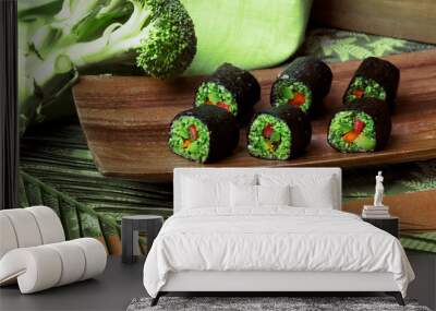 raw food rolls Wall mural