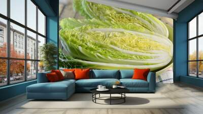 half Chinese cabbage Wall mural