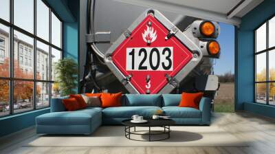 Dangerous Goods Transport Wall mural