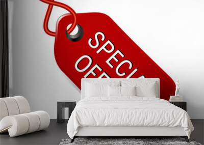 Special offer tag icon Wall mural