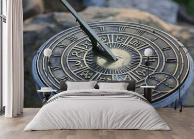 sundial - full view Wall mural