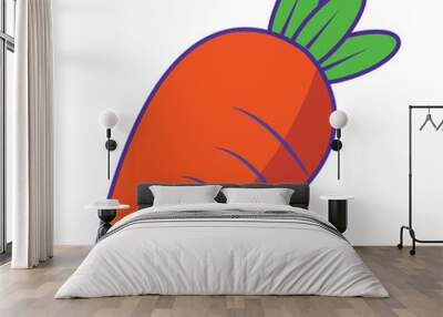 Carrot Wall mural