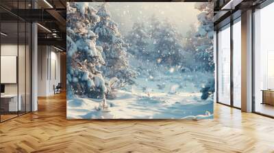 water background Wall mural