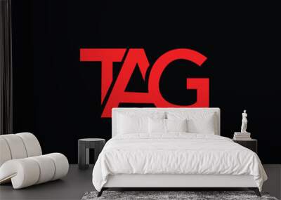 TAG Creative logo And 
Icon Design Wall mural