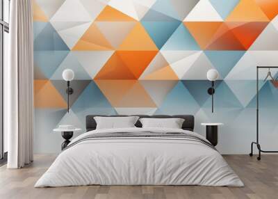 Abstract polygon triangle background Wall mural