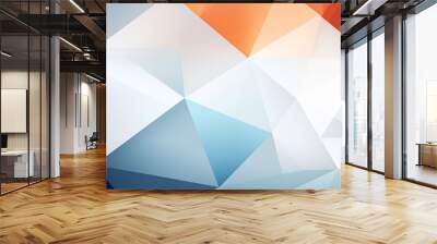 Abstract polygon triangle background Wall mural