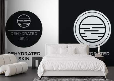 Creative (Dehydrated skin) Icon, Vector sign. Wall mural