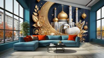 Ramadan greeting card  Wall mural