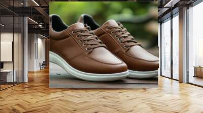 men casual shoes and footwear  Wall mural