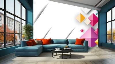 Modern Minimal Creative Unique Stylish Abstract Background Design. Wall mural